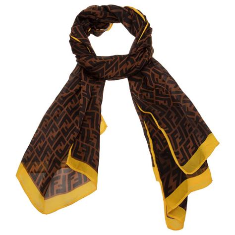 fendi yellow scarf|Fendi scarf cheap.